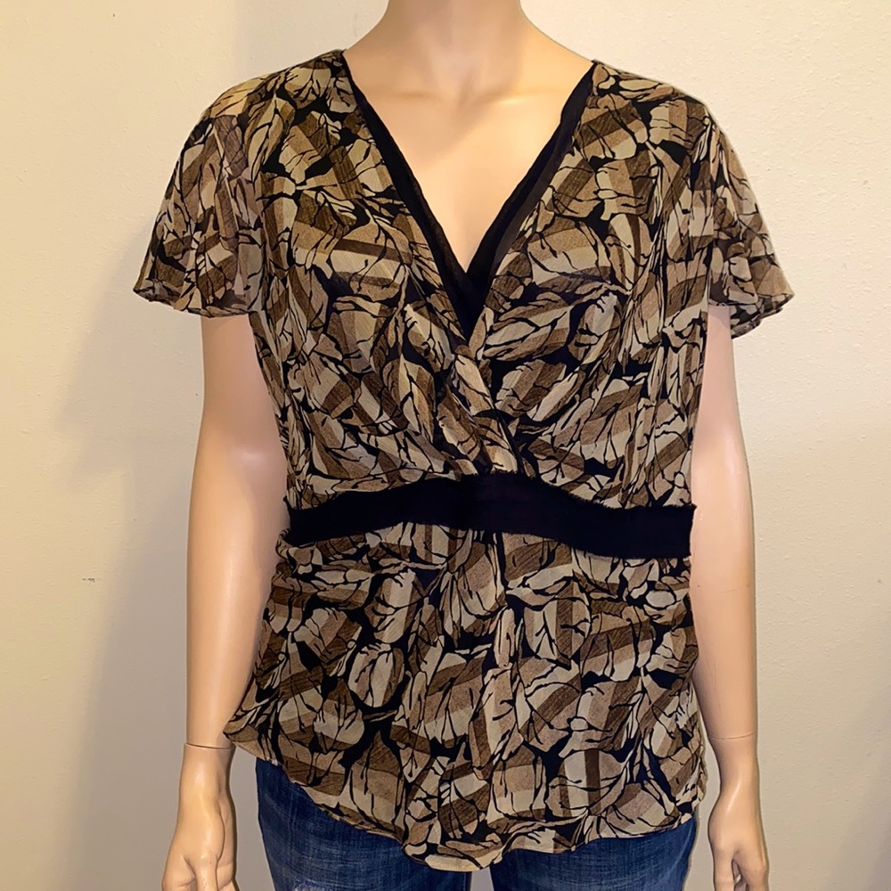 Vintage Y2K VINTAGE Lane Bryant 26/28 Wrap top plus